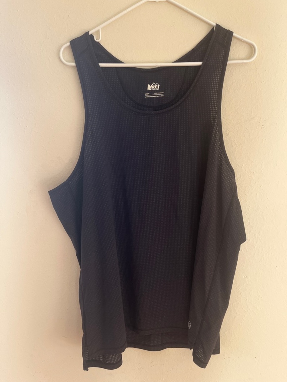 REI Black Mesh Athletic Tank Top - Men's